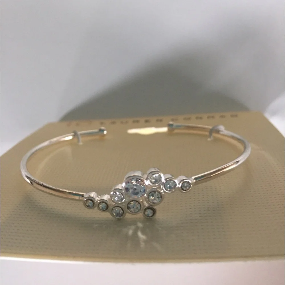 Lauren Conrad Silvertone Open Cuff Bracelet
